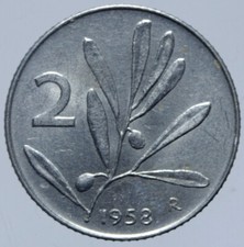 REPUBBLICA ITALIANA 2 LIRE