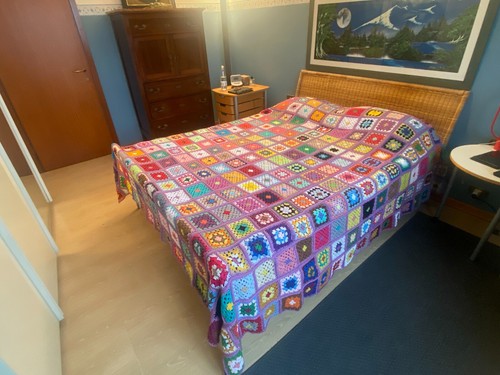 Coperta all uncinetto - all'uncinetto, in
