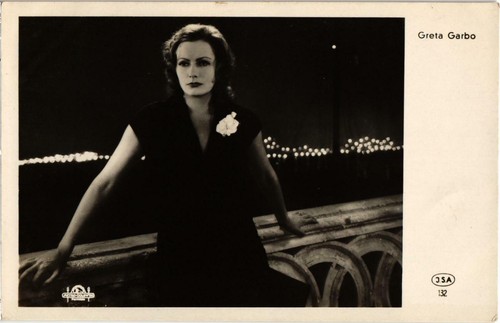 Cpa film star greta garbo - cpa,