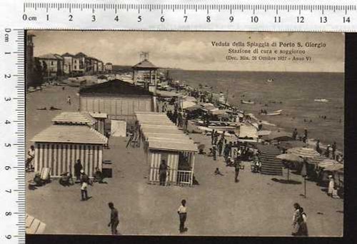 Cartolina porto san giorgio - porto,