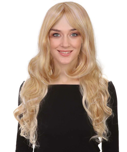 Wavy honey blonde - wavy,