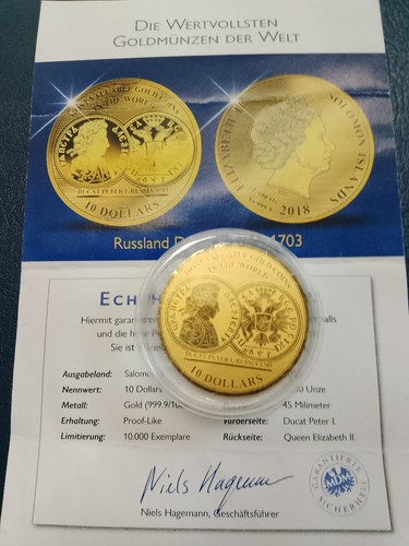 Moneta oro 999 tiratura - moneta,