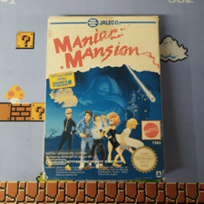 Gioco MANIAC MANSION Nintendo Nes Versione Mattel Ita Completo