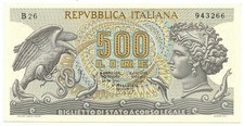 500 LIRE BIGLIETTO DI STATO