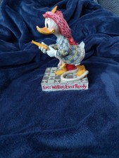 Statua pompiere Jim Shore Paperino Disney Ever Willing Ever Ready usata in ottime condizioni