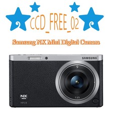 Samsung NX Mini fotocamera digitale con obiettivo zoom NX-M 9 mm 20,5 megapixel flash integrato nero