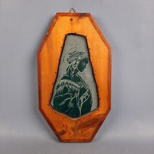 Icona Sacra Madonna Incisa Su