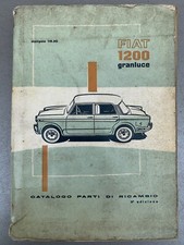 FIAT 1200 Granluce - Catalogo parti di ricambio 1961 III Edizione N°110.343