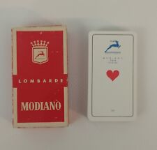 1x Mazzo carte da gioco Lombarde N° 6/36 Modiano Plasticate