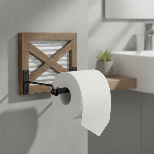 Porta carta igienica - , marrone