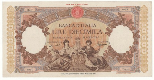 10000 lire repubbliche - ,