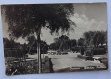 ci597 cartolina oristano citta' rifilata giardino pubblico