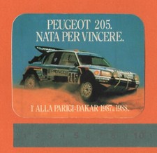 Adesivo Sticker Vintage Tuning Autocollant Aufkleber PEUGEOT 205 Paris Dakar 87