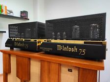 MCINTOSH MC 75 POWER AMPS 60th ANNIVERSARY GOLD LIMITED EDITION PERFETTI!