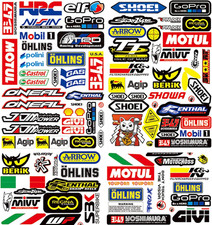 Adesivi per kit moto sponsor - adesivi,