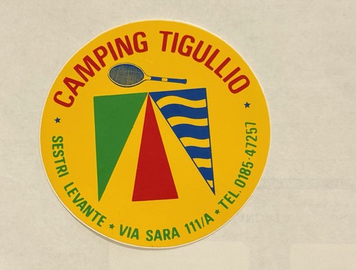 Adesivo vintage camping - adesivo,