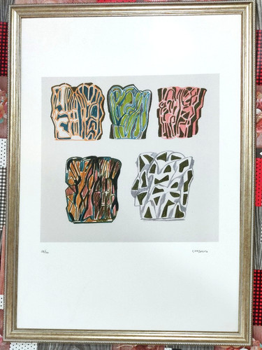 Litografia colori numerata - litografia, a
