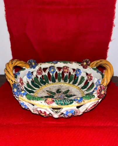 Cestino ceramica smaltata - in, a