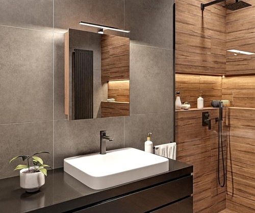 Armadietto bagno con luce - armadietto,