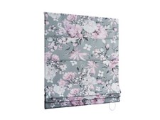 Raffrollo Premium Fiori Grigio