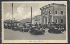 1941 ALBANIA CARRI ARMATI IN