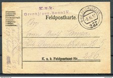 1917 Austria Feldpost K.u.K