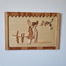 Quadro legno intarsiato - quadro, in