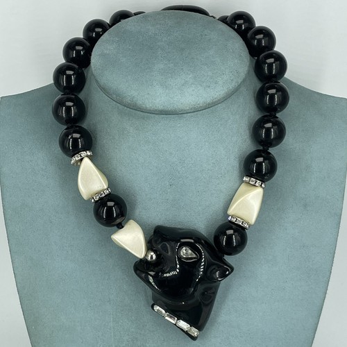 Vintage collana pantera - ze.,