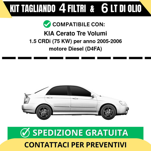 Tagliando per kia cerato - tagliando,