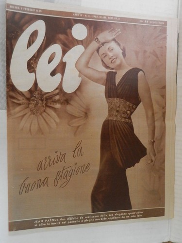 Rivista lei 1949 modello - modello, di