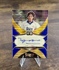 2024-25 Panini Select La Liga Ivan Zamorano Auto Blue Pulsar Prizm SP #SE-BAM