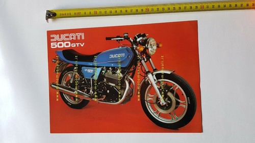 Ducati 500 gtv 1977 - 500, depliant
