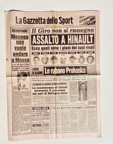 Gazzetta dello sport maggio - dello,