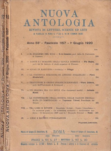 Nuova antologia anno 55 - nuova,
