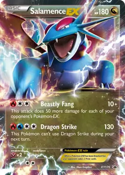 Salamence xy170 pokemon - ex,