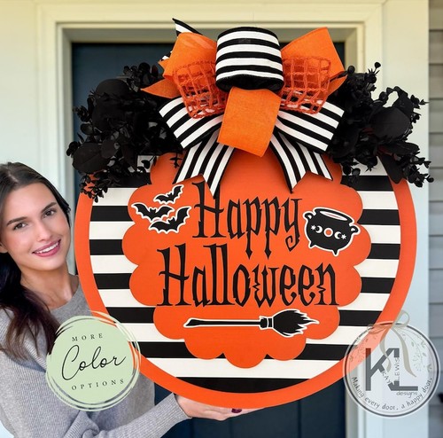 Insegna porta halloween - insegna,