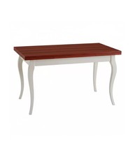 Tavolo allungabile legno shabby bianco ciliegio 100x70 120x80 140x80 160x85.
