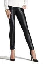 Leggings donna Matignon microfibra con stampa lucida e tasche dietro art Savane