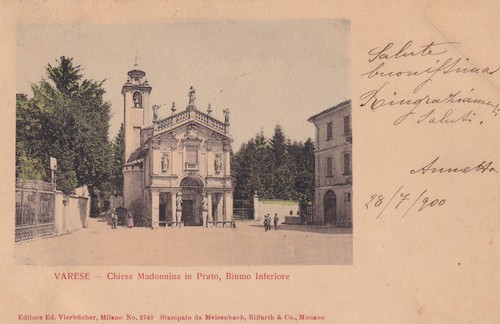 Cartolina varese chiesa - cartolina, ,chiesa