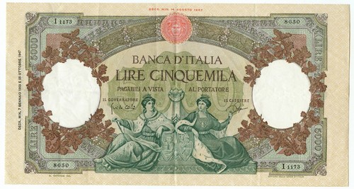 5000 lire capranesi - lire,