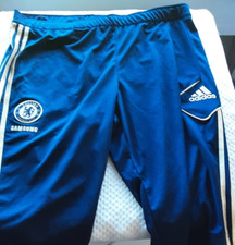 CHELSEA FC PANTALONE TUTA AL GINOCCHIO ADIDAS CLIMACOOL TAGLIA XL BLU PANTS