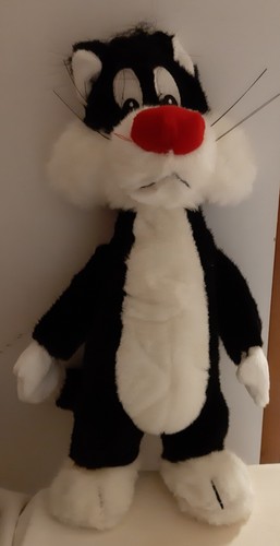 Pupazzo peluche gatto - peluche,