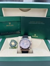 Rolex Daytona 116515LN 40 mm Oysterflex oro rosa 18 carati quadrante cioccolato scatola documenti