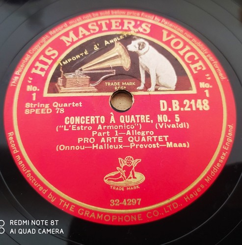 78rpm pro arte - arte, quartet