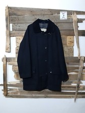 TRUSSARDI GIUBBINO CAPPOTTO GIUBBOTTO LONG JACKET UOMO MAN WOOL NERO 48 A968