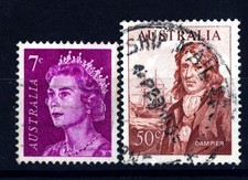 AUSTRALIA - 1966-1971 - Regina Elisabetta II  -  marinai famosi; in moneta decim