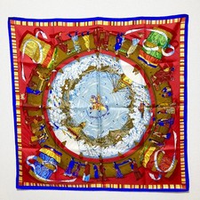 Sciarpa donna HERMES Carre 90 PRIERES AU VENT