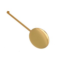 Pendolo in metallo oro con