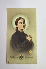Santino con reliquia Santa Gemma Galgani Made In Italy 