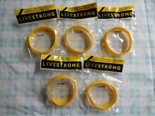 Lotto di (5) Bracciale Nike LIVESTRONG Lancia Silicone Armstrong Youth - XS ?